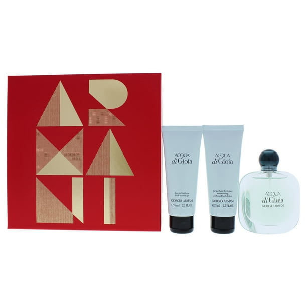 Acqua Di Gioia by Giorgio Armani for Women 3 Pc Gift Set 1.7oz