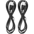 thumbnail image 1 of 2pcs USB Charger Cables USB Cords Headphones Charger Cable USB To 3.5mm Audio Cables, 1 of 4