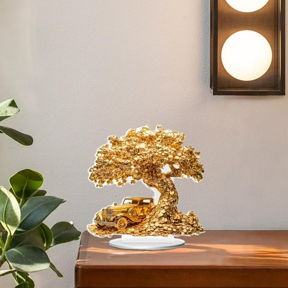 Letrero acrílico de 2D con soporte para decoración del hogar, adorno artesanal para estantería, sala de estar, interior, exterior, vacaciones y
