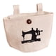 thumbnail image 1 of Máquina de coser de bolsa de almacenamiento colgante de armario de puerta de pared de lino y algodón, 1 of 2