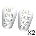thumbnail image 1 of 2x2x Mini Espinilleras De Fútbol Para Entrenamiento De Fútbol Para Niños, Niñas, Talla S, Letras Blancas Y Negras, 1 of 8