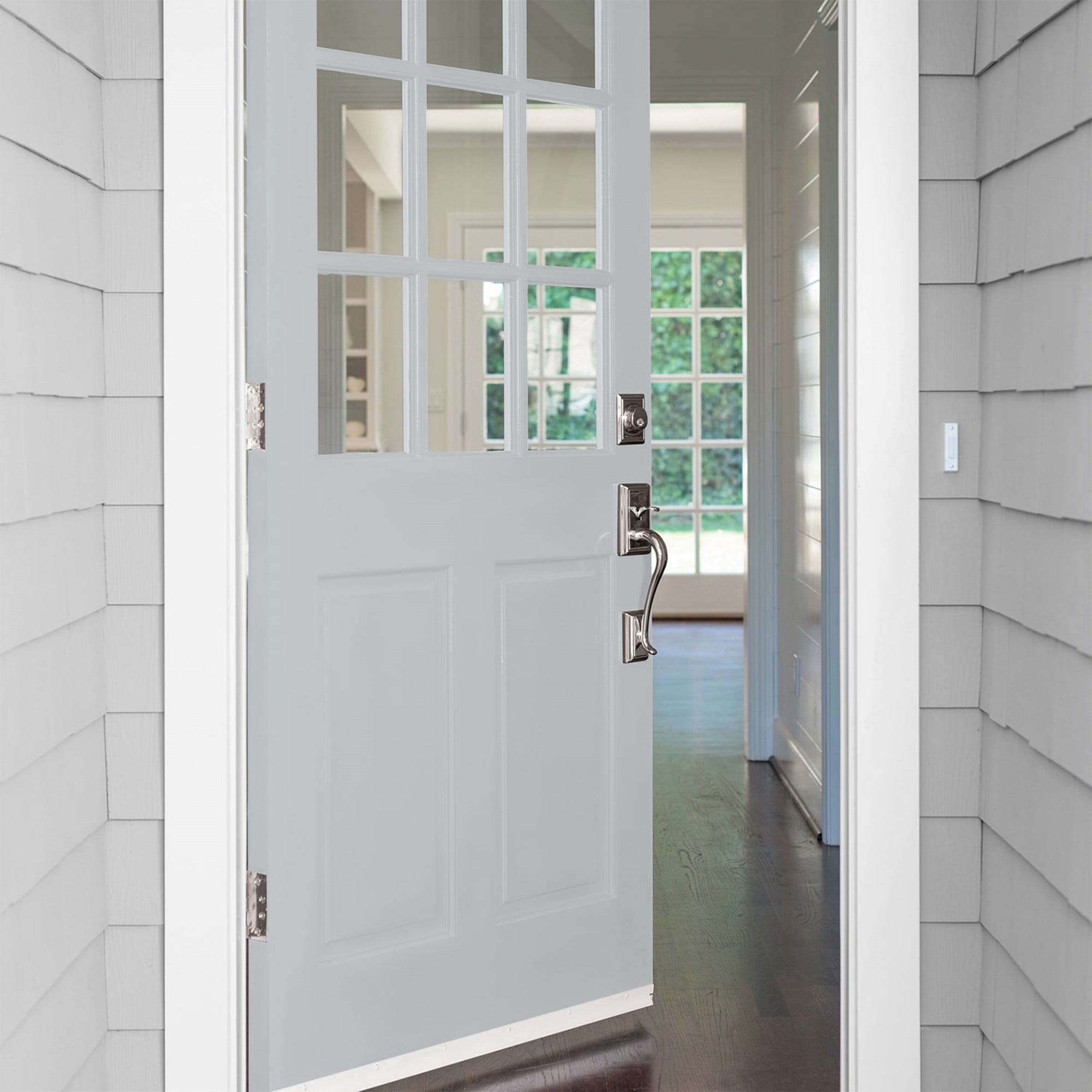 Glidden HEP Train / Gray Satin Exterior Paint with Primer, 1 Quart