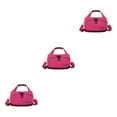 thumbnail image 2 of Destyer Carry All Essentials In Style With Hand Bag Sturdy And Durable Crossbody Bag rose red 29*19*9*12 3Set, 2 of 6