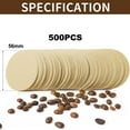 thumbnail image 2 of 500 piece coffee filter paper Round coffee machine filter paper disposable coffee and tea filter - style:style1, 2 of 5