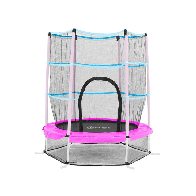 Trampolín Infantil De 1.4 Mts Onof JMP-55 C/ Malla Protectora De 1 a 3 Años