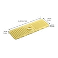 thumbnail image 2 of 100Fens Faucet Water Flowing Pad Drying Cushion Pad,Sink Guard Pad For Kitchen And Bathroom, 2 of 2