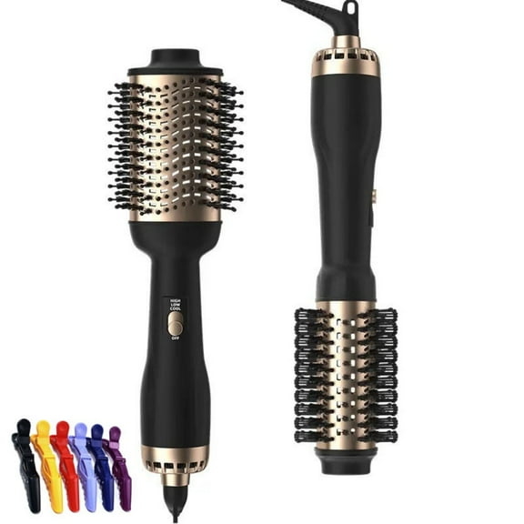 3 in 1 Multifunctional Hot Air Brush, Salon-Grade Tool with Ceramic Coating and Boar Bristle Design, Ideal for Coarse and Hard-to-Manage Hair Daily Styling