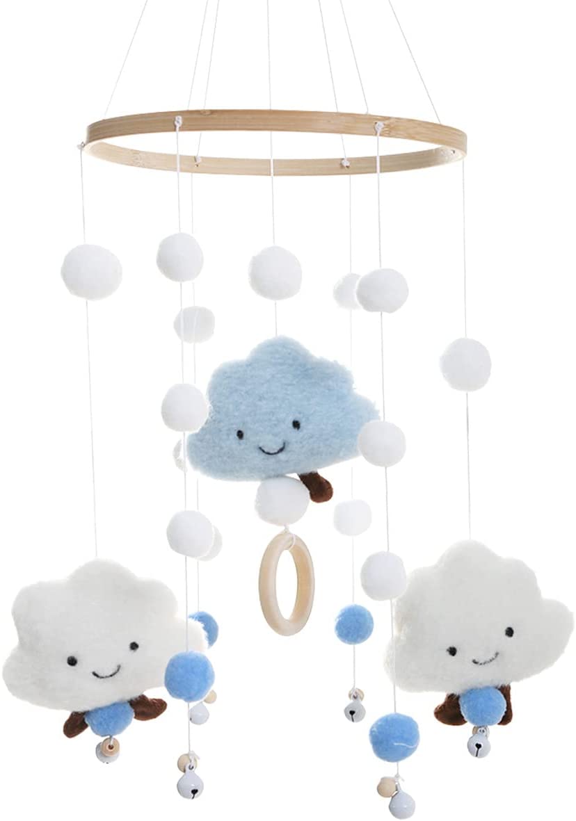 Baby Bed Mobile Wind Chime, Safe Baby Crib Mobile Hanging Pendant Wind