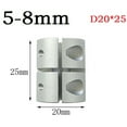 thumbnail image 1 of Aluminum Alloy Coupler Coupling Bore 3D-Printer Part Stepper Motor D20X25 D20X25(5-8), 1 of 7