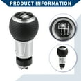 thumbnail image 6 of Unique Bargains Gear Shift Knob 6 Speed Manual Gearbox Stick Shifter Lever Knob for Audi B8 07-15 Plastic Black, 6 of 6
