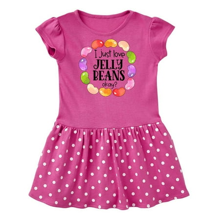 

Inktastic I Just Love Jellybeans Okay Easter Candy Gift Baby Girl Dress