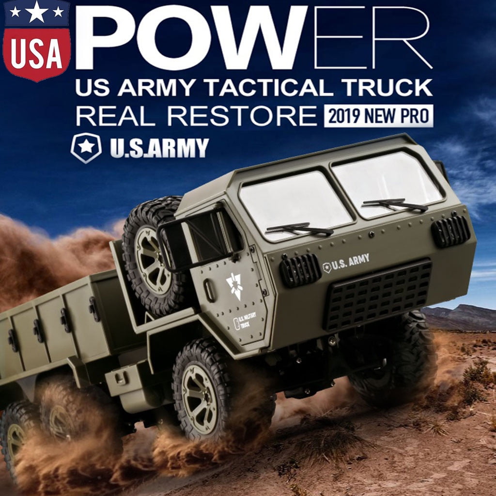 RC Car Fayee FY004A 2.4G 1/16 6WD Off-road Climbing US Military Truck RTR 
