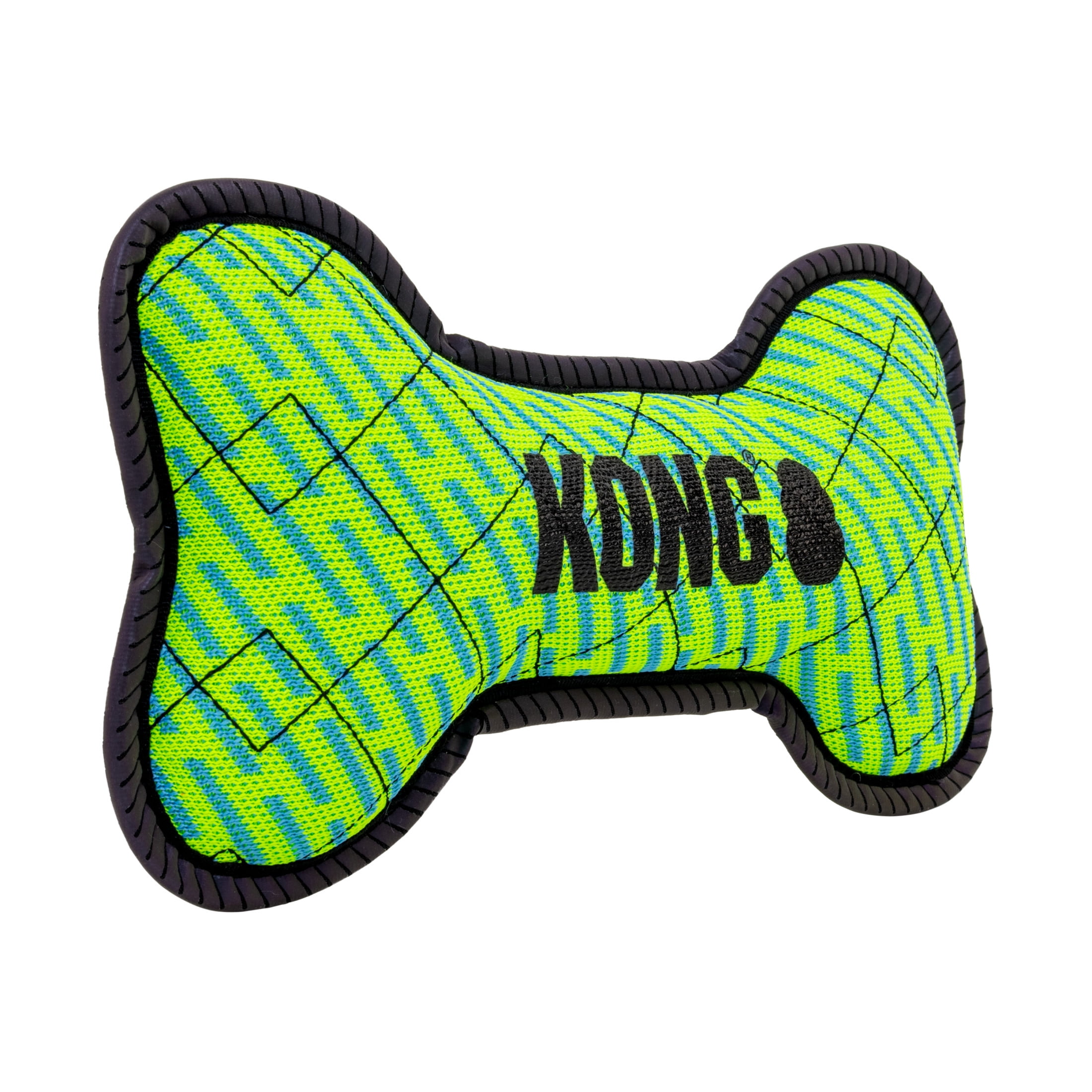 KONG® Armor® Bone Durable Dog Plush Dog Toy, Medium, Green