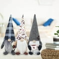 thumbnail image 6 of Coffee Gnome Plaid Swedish Tomte Gnome Plush Doll Coffee Bar Decoration Gift, 6 of 18