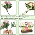 thumbnail image 2 of Centro de mesa para decoración de mesa, rosas artificiales BLEUM CADE, 2 of 8