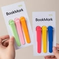 thumbnail image 5 of JUNZHIDAO 3pcs Silicone Automatic Bookmarks, Book Marks Gifts for Reading Women, Men, Kids, Book Lovers, Readers, Unique Cute Book Accessories, Stay in Place and Follow as You Read, 5 of 7