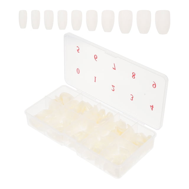 Miangastore 500pcs False Nail Fake Nails Tips Detachable Nail Patches Manicure Accessory