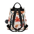 thumbnail image 2 of FORMRS Women's Travel Backpack Purse Anti-Theft Hidden Pockets Casual Shoulder Bag, Hand Drawn Autumn Leaves, 2 of 7