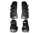 thumbnail image 5 of tamizeot Horse Pu Shell Neoprene Lined Front/Rear Front Black Sets L  for Boots Leg Front+Rear Black L, 5 of 5