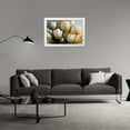 thumbnail image 3 of Stephen Chambers 24x17 White Modern Wood Framed Wall Art Titled - Dreamingly Beautiful White Tulips 1, 3 of 6