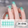 thumbnail image 4 of Gradient Nail Stickers Full Wrap Waterproof Sparkling Self-Adhesive Manicure Easy Application DIY Nail Art Long Lasting Professional Salon Results, 4 of 4