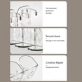 thumbnail image 3 of Yuarrent 2x organizador de ducha multifunción de Color transparente, baños pequeños, fácil de instalar, ancho Juegos de accesorios de baño Color transparente B, 3 of 6