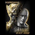 thumbnail image 2 of Women's Black Adam Man VS Myth  Graphic Tee Black 2X Large, 2 of 4