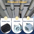 thumbnail image 3 of 12 Pack Split Ring Pipe Hanger, 32mm/1.26inch Adjustable Pipe Bracket Clamp, 3 of 6