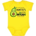 thumbnail image 3 of Inktastic Auntie's Little Avocado with Cute Baby Avocado Boys or Girls Baby Bodysuit, 3 of 5