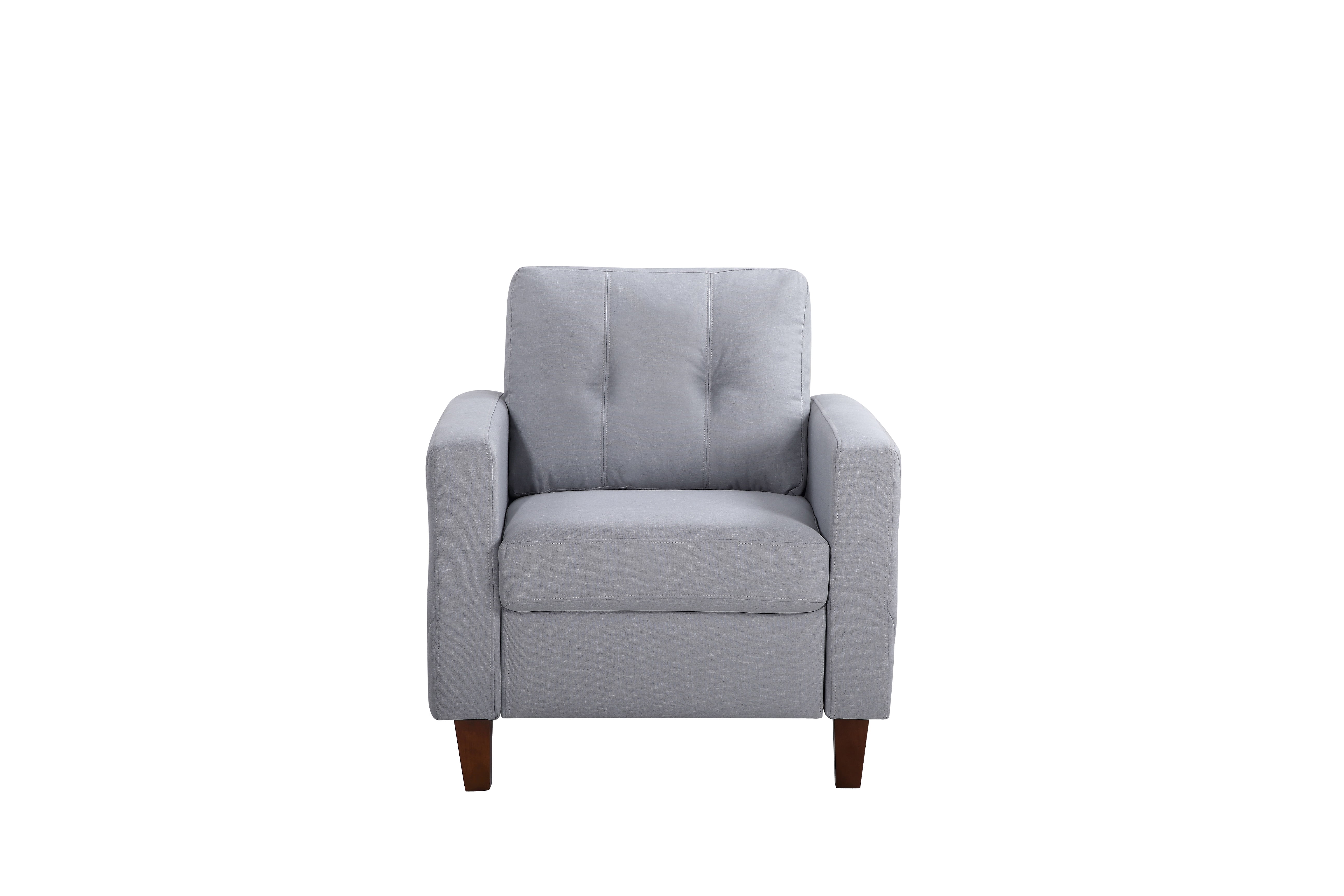 Celestia 32.87'' Linen Square Armchair