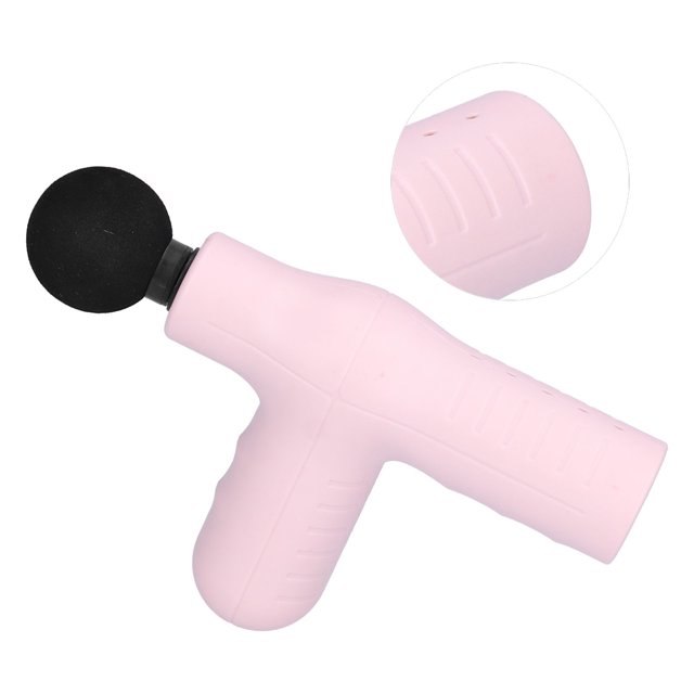 Masajeador de pistola de fascia alivio del dolor muscular pistola de masaje muscular que relaja los músculos profundos con cabeza de masaje en forma de U/plana/cilíndrica para ANGGREK Otros