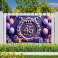 thumbnail image 4 of Colorful Design Happy 45th Birthday Balloon Decoration Party Banner for Celebration Event Indoor, 4 of 7