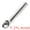 Silver 1.4in, variant on Unique Bargains Stainless Steel Ice Cream Scoop with Easy Release Silver 1.4in