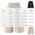 thumbnail image 3 of Ceisia Men's All-Season Solid Color Wide Gift Leg Pants Elastic Drawstring Waist Zipper Button Pockets for Outdoor Casual Daily Work Wear, 3 of 9