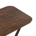 thumbnail image 6 of Furniture of America Ralmon Solid Wood Dining Table in Rich Walnut, 6 of 13