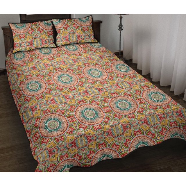 Juego de Cama Colcha Tema Indio