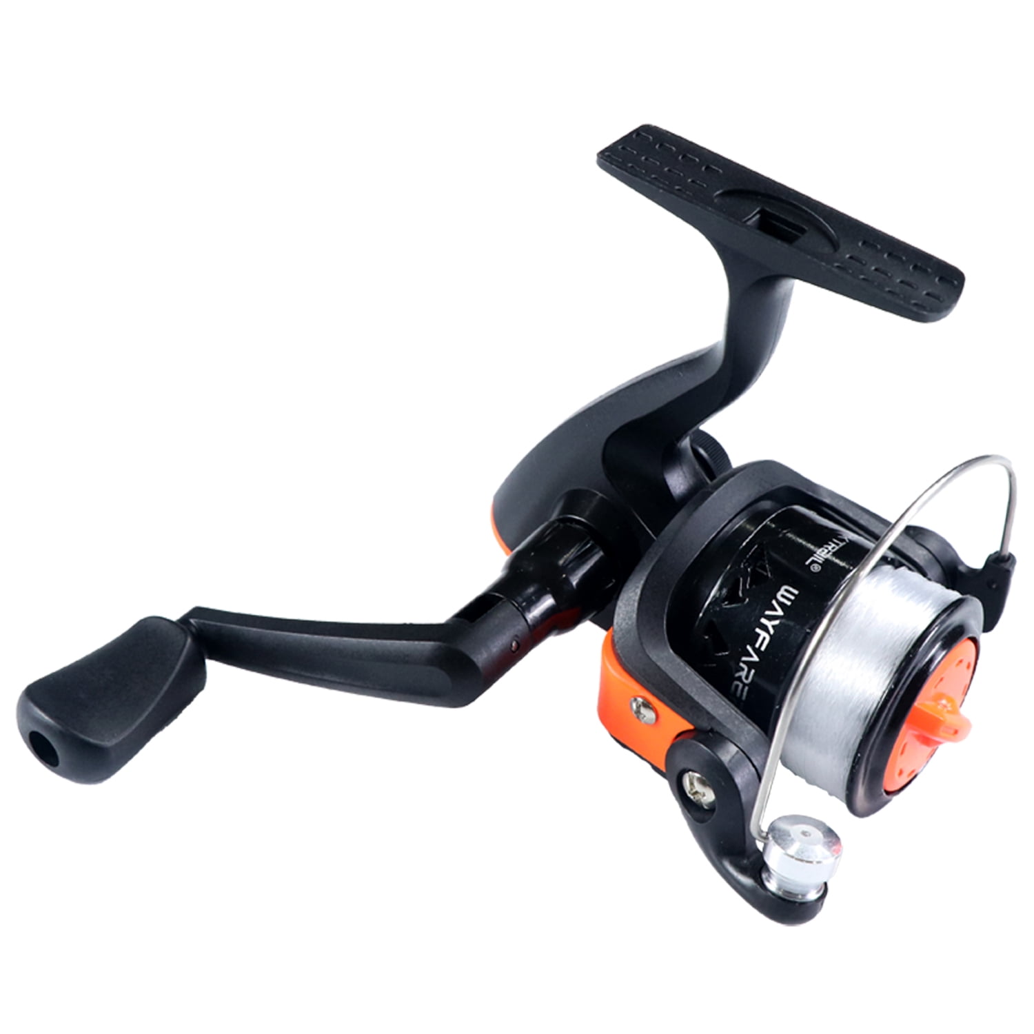 Ozark Trail Wayfarer Fiberglass Spinning Fishing Rod and Reel Combo for Adults, 5' 6", Orange, 2 Pieces
