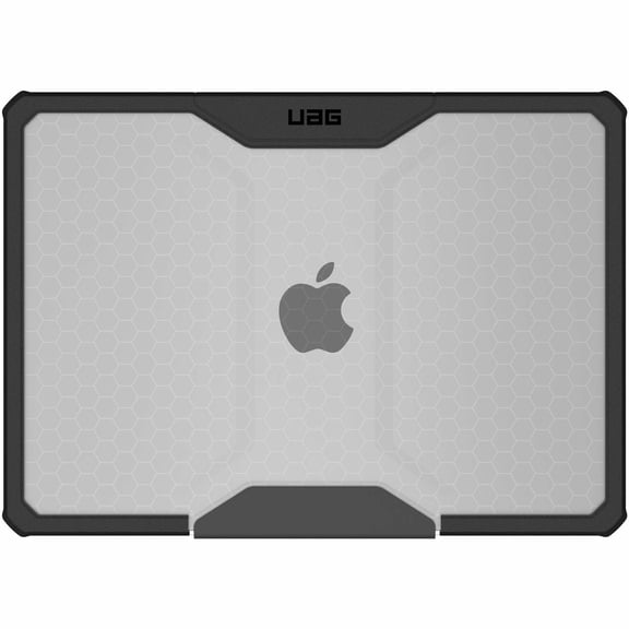 UAG MacBook Air 13" Case M5 2026 M4 2025 M3 2024 M2 2022 - Translucent Rugged Lightweight Slim Tactile Grip Laptop Protective Cover, Plyo Ice/Black
