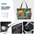 thumbnail image 2 of Wukai Rich Fish Print Zipper Bag,large Beach Tote Bag,Waterproof Sandproof Bag,Grocery and Picnic Tote Travel Bag, 2 of 5