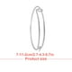 thumbnail image 5 of Pulsera expandible Minnieouse joyería de moda adorno de mano adorno corporal plata abierta, 5 of 6