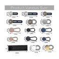 thumbnail image 2 of Button Extenders For Jeans, 6 Sizes Pants Button Waistband Extender, Flexible Adjustable Elastic Wa, 2 of 5