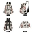 thumbnail image 4 of FORMRS Mini Backpack Purse for Women Quilted Travel Daypack Casual Shoulder Bag, Beige Deer, 4 of 7