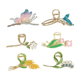 20-Pack Mini Hair Clips Flower Claw Clip Butterfly Hair  display picture 1