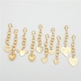 thumbnail image 2 of 20Pcs Enamel Heart Charm with Chain Metal Clip-on Pendant Women Bag Purse Hanging Decor, DIY Keychain Accessories, Jewelry Making Supplies, 2 of 7