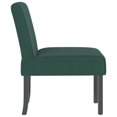 thumbnail image 2 of vidaXL Chaise Pantoufle en Velours Vert Foncé, 2 of 5
