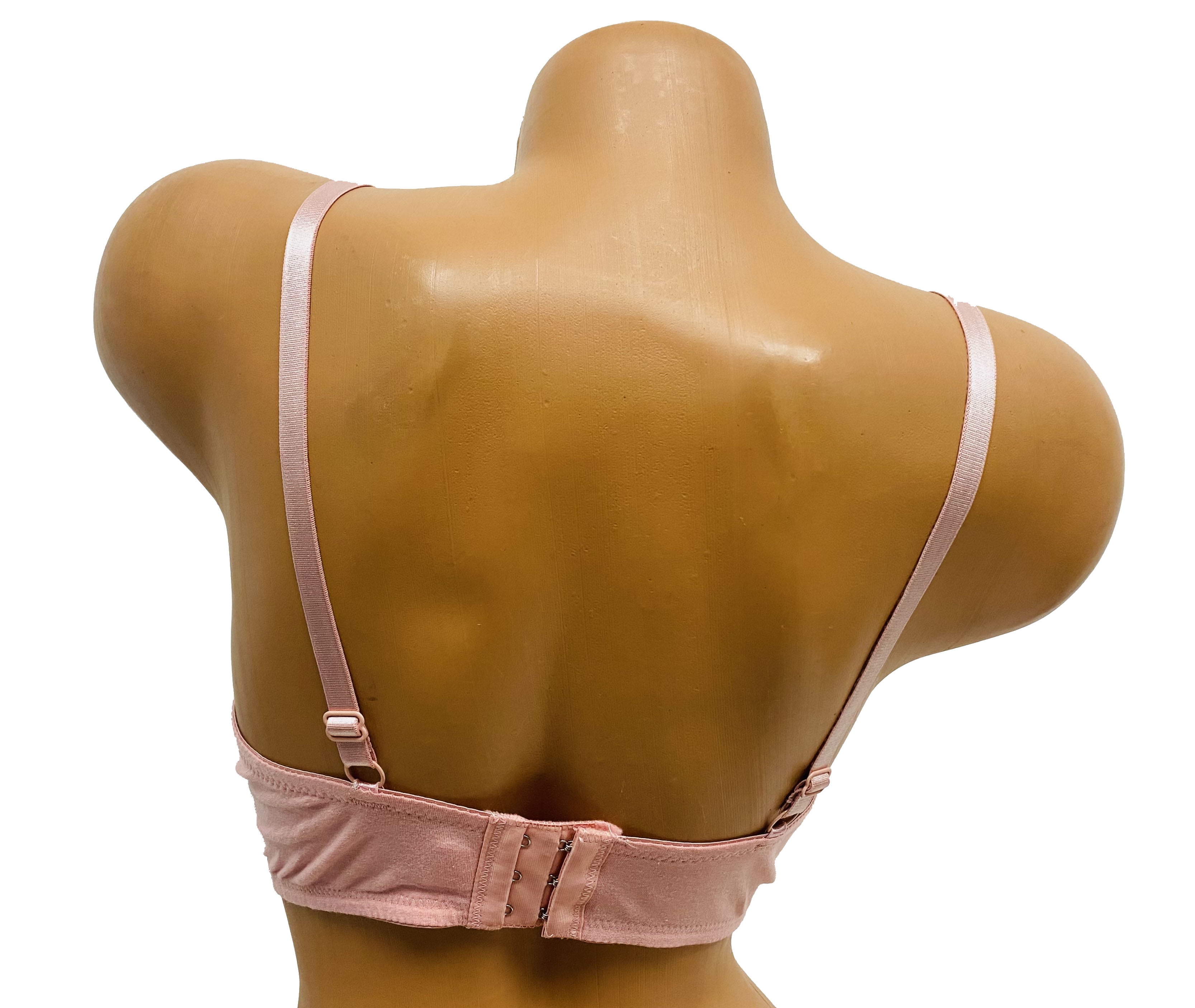 Pink Women Bras 6 pack of Basic No Wire Free Wireless Bra B cup C cup (6319)