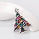 thumbnail image 4 of Yuarrent Decorado Árbol de Navidad Botas de Papá Noel Muñeco de nieve Campana Broche Bufanda Collar Solapa Broche de Navidad Regalo de niña Kits de decoración para fiestas No.48 Yuarrent JR0793-48, 4 of 6
