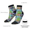 thumbnail image 6 of Fuzoiu Construction Machinery Print Adult Socks, Crew Moisture-wicking Socks, Unisex Cushion Crew Socks,Casual Sports Ankle Socks, 6 of 7