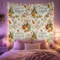 thumbnail image 2 of Harvest Heirloom Among Pumpkins and Acorns, Nostalgic Vintage for Botanical Art Lovers, Nature Inspired Decor, Housewarming Gift, Tapestry Wall Hanging for Study Room and Den, 2 of 7