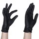 thumbnail image 1 of Guantes de nitrilo desechables sin polvo Guante de dedos Caja de 100 negro Abanopi  L, 1 of 7